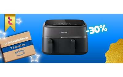 Philips Dual Basket Air Fryer a soli 129 l affare della festa Prime