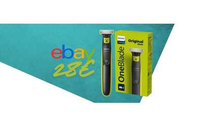 Philips OneBlade il rasoio elettrico che vogliono tutti ora costa niente