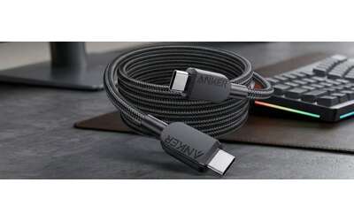 Questo cavo Anker USB C da 240W da 1 8 metri a questo prezzo un affare