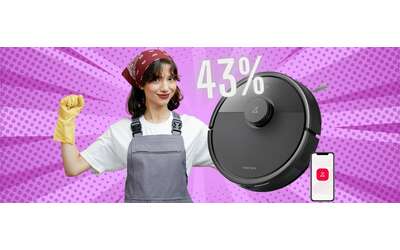 Roborock Q7 L5 robot che aspira e lava con aspirazione da 8000Pa in offerta al 43
