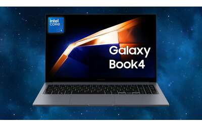 Samsung Galaxy Book4, solo 569€ per 16GB RAM, SSD 512GB e Intel Core i5