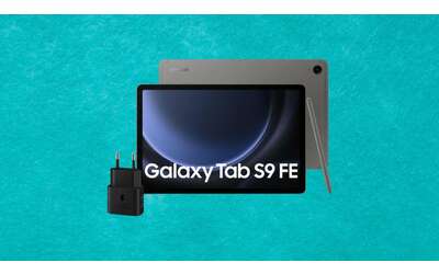Samsung Galaxy Tab S9 FE: il prezzo scivola sotto i 550€ (minimo storico)