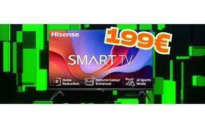 Smart TV Hisense da 40 pollici FHD con Alexa tua a soli 199 su Amazon