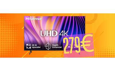 Smart TV Hisense da 50 pollici 4K UHD a soli 279 una follia da non perdere