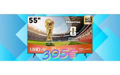 Smart TV Hisense da 55 pollici 4K UHD a un prezzo da svenimento su Amazon