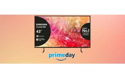 Smart TV Samsung 43 pollici 4K offerta lampo Prime Day da PRENDERE AL VOLO
