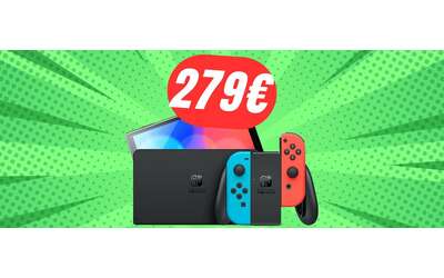 Solo 279€ per Nintendo Switch OLED: è il momento di acquistarla!