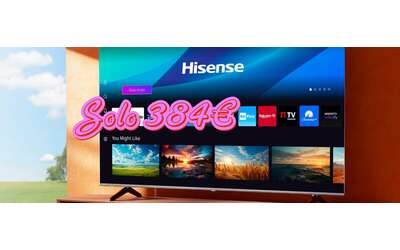 Splendida Smart TV Hisense 55 4K a soli 384 su eBay