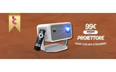 Super streaming con il proiettore 1080p con le  app  incluse a soli 99