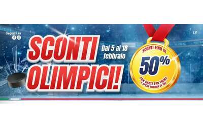 Volantino Trony arrivano gli Sconti Olimpici fino al 50 in meno