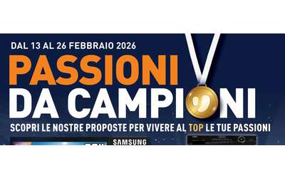 Volantino Unieuro sconti da medaglia d oro con la promo Passioni da campioni