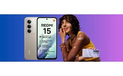 Xiaomi Redmi 15 8 256GB con batteria da 7000mAh e fotocamera da 50MP a 159