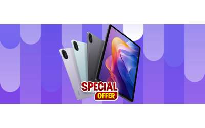 Xiaomi Redmi Pad 2 da 11 256GB e batteria da 9000mAh a meno di 200