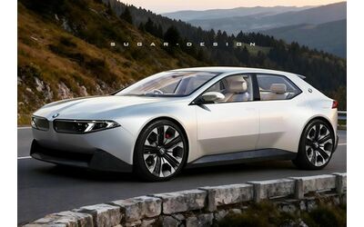 BMW Serie 1 pronta a cambiare in stile Neue Klasse un render si immagina la nuova i1 elettrica