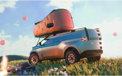 FIAT Concept Dolce Camper una Grande Panda in formato famiglia pronta per il campeggio