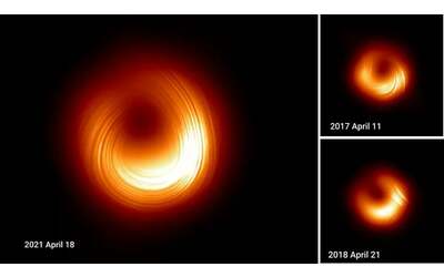Il buco nero M87 cambia volto invertiti i campi magnetici vicino all orizzonte degli eventi