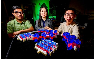 Scudo intelligente sviluppato nuovo materiale che si adatta agli impatti