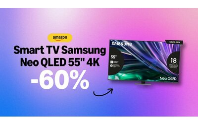 Smart  TV   Samsung  Neo  QLED  55    oggi il risparmio    del 60   listino