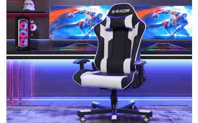 Sedia da gaming XL a soli 99 euro ti fa anche un massaggio mentre giochi